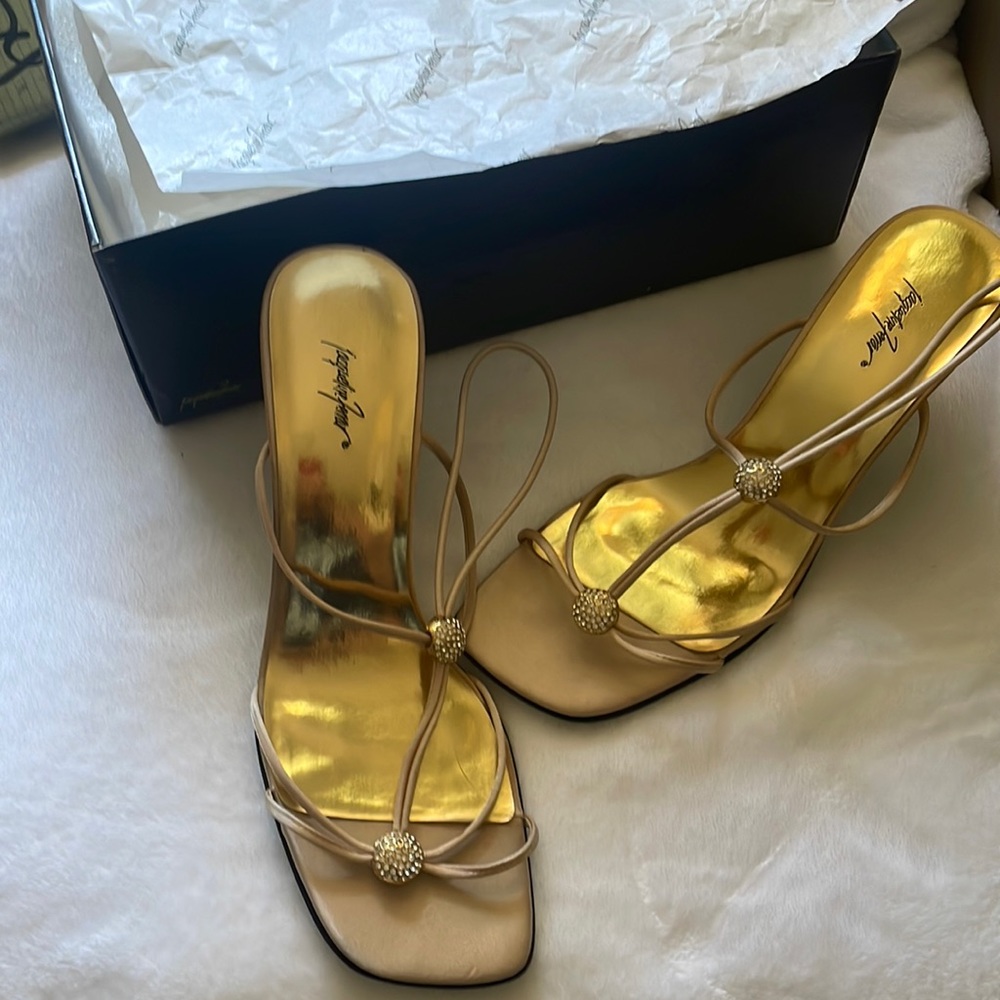 Champagne small heels